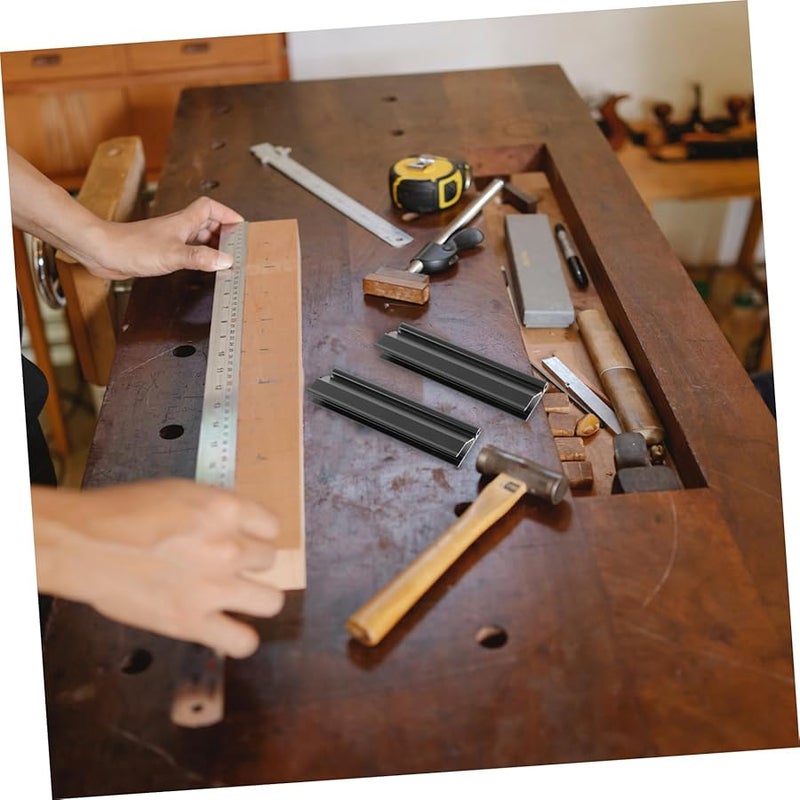 Housoutil 4pcs Aluminum Alloy Baseboard Corner Blocks Easy Install Cabinet Skirting Connectors - Image 5